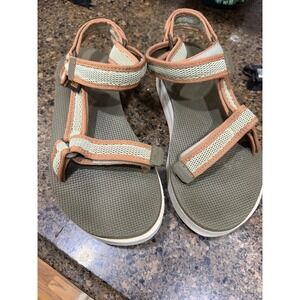 teva platform strappy sandals‎ women's 8
